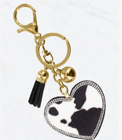 Glitzy Rhinestone Keyring