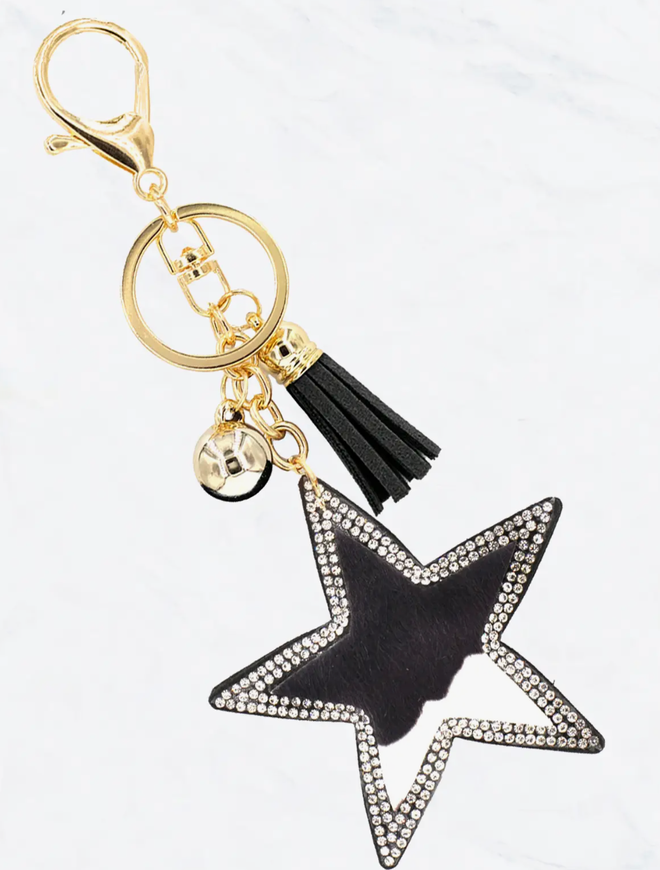 Glitzy Rhinestone Keyring
