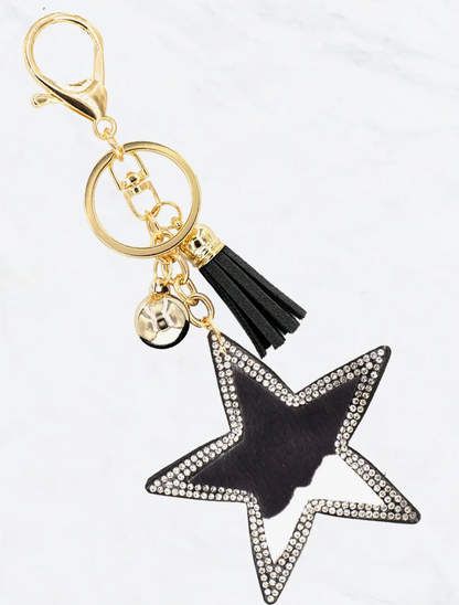 Glitzy Rhinestone Keyring