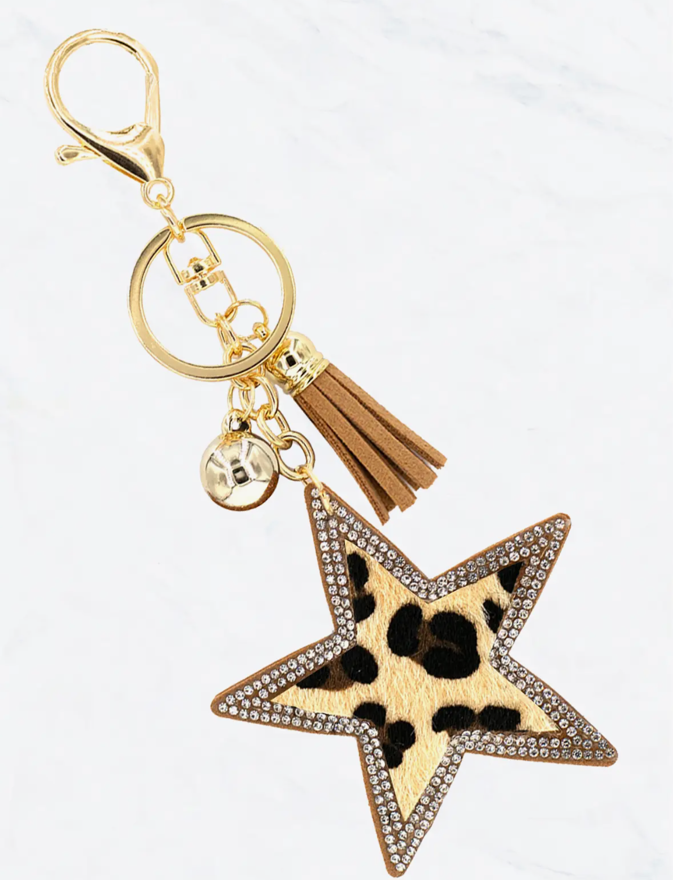 Glitzy Rhinestone Keyring