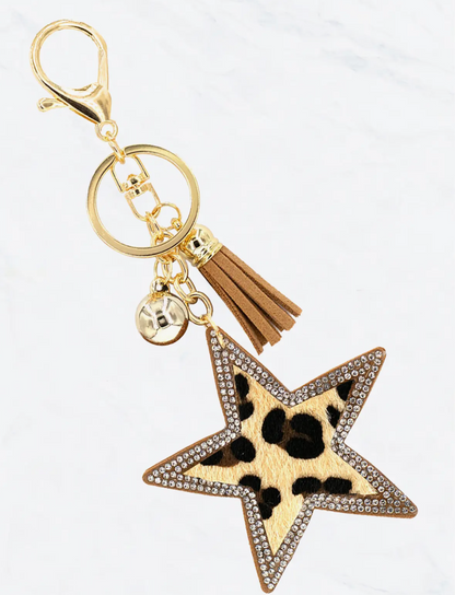 Glitzy Rhinestone Keyring