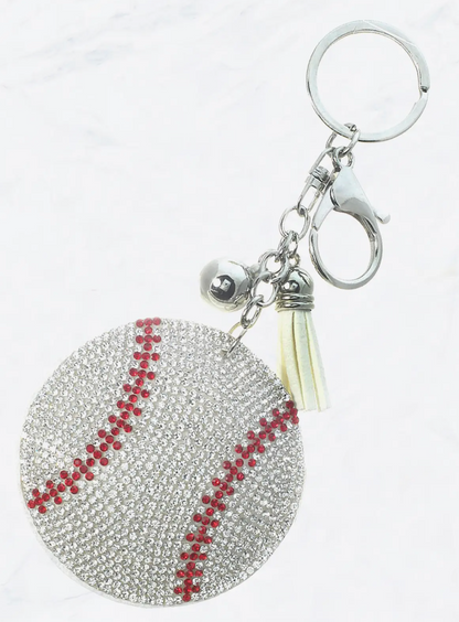 Glitzy Rhinestone Keyring