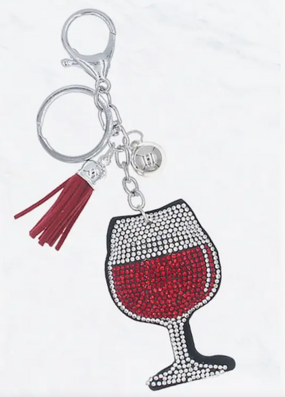 Glitzy Rhinestone Keyring