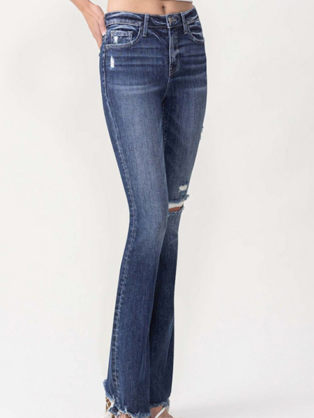 dazzle lovervet high rise flare jeans