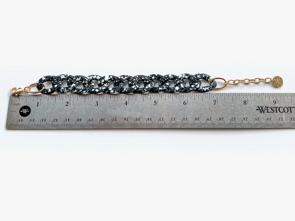 Chunky Acrylic Chain Link Bracelet