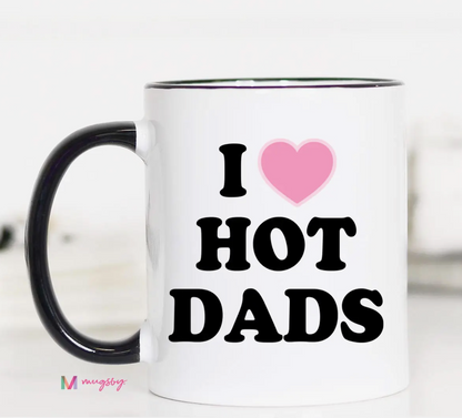 Black Handle Coffee Mug