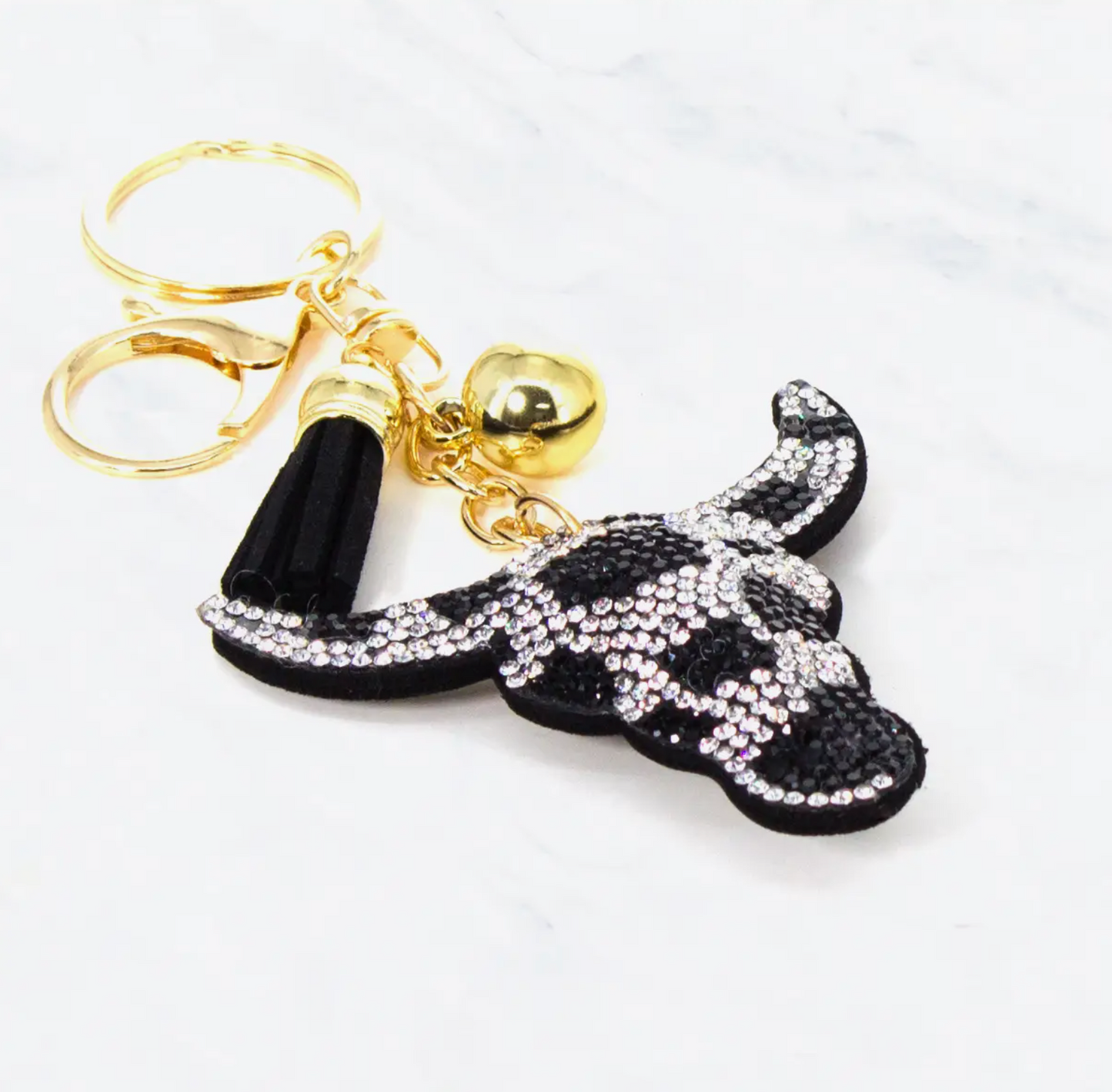 Glitzy Rhinestone Keyring