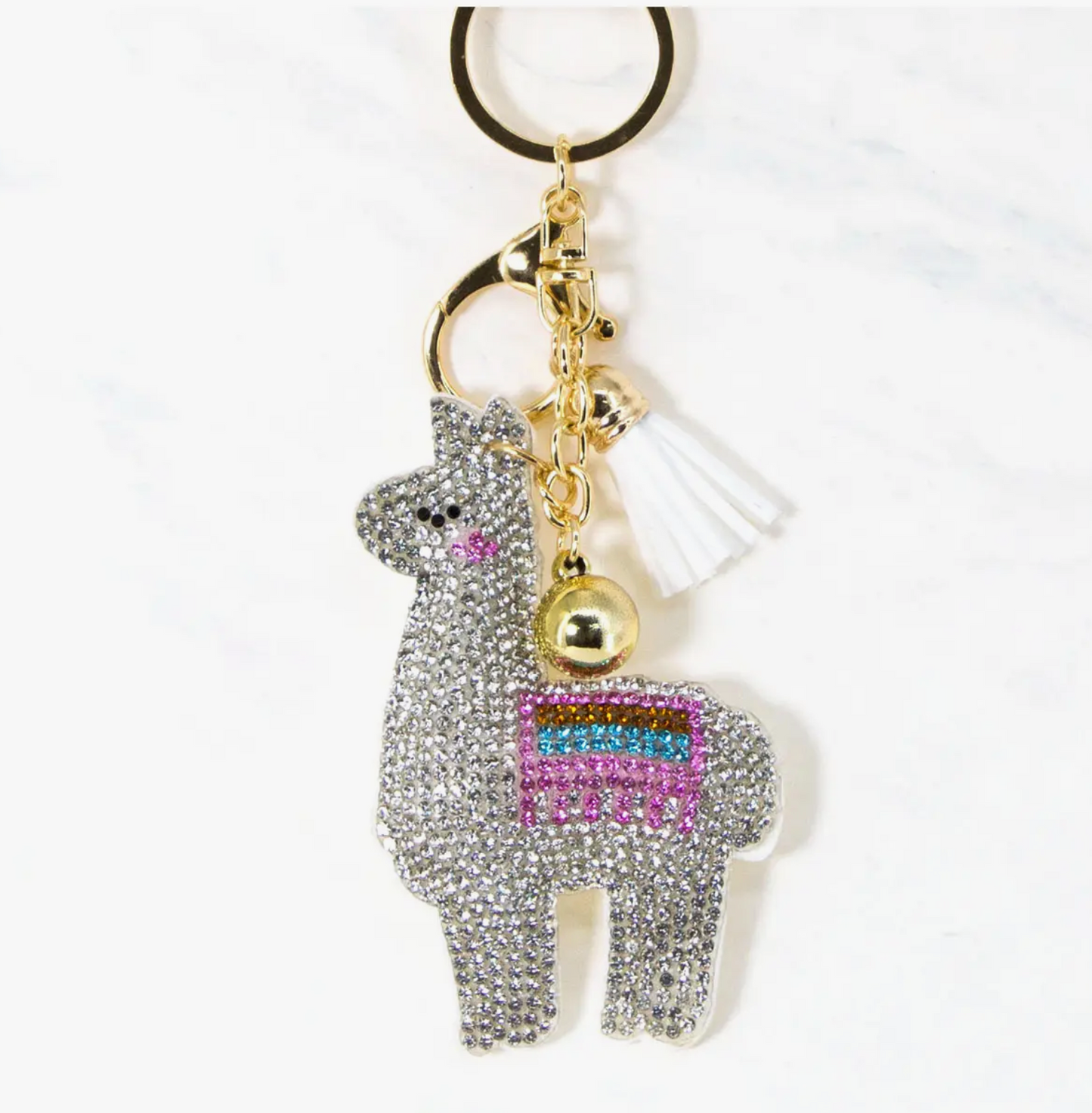 Glitzy Rhinestone Keyring