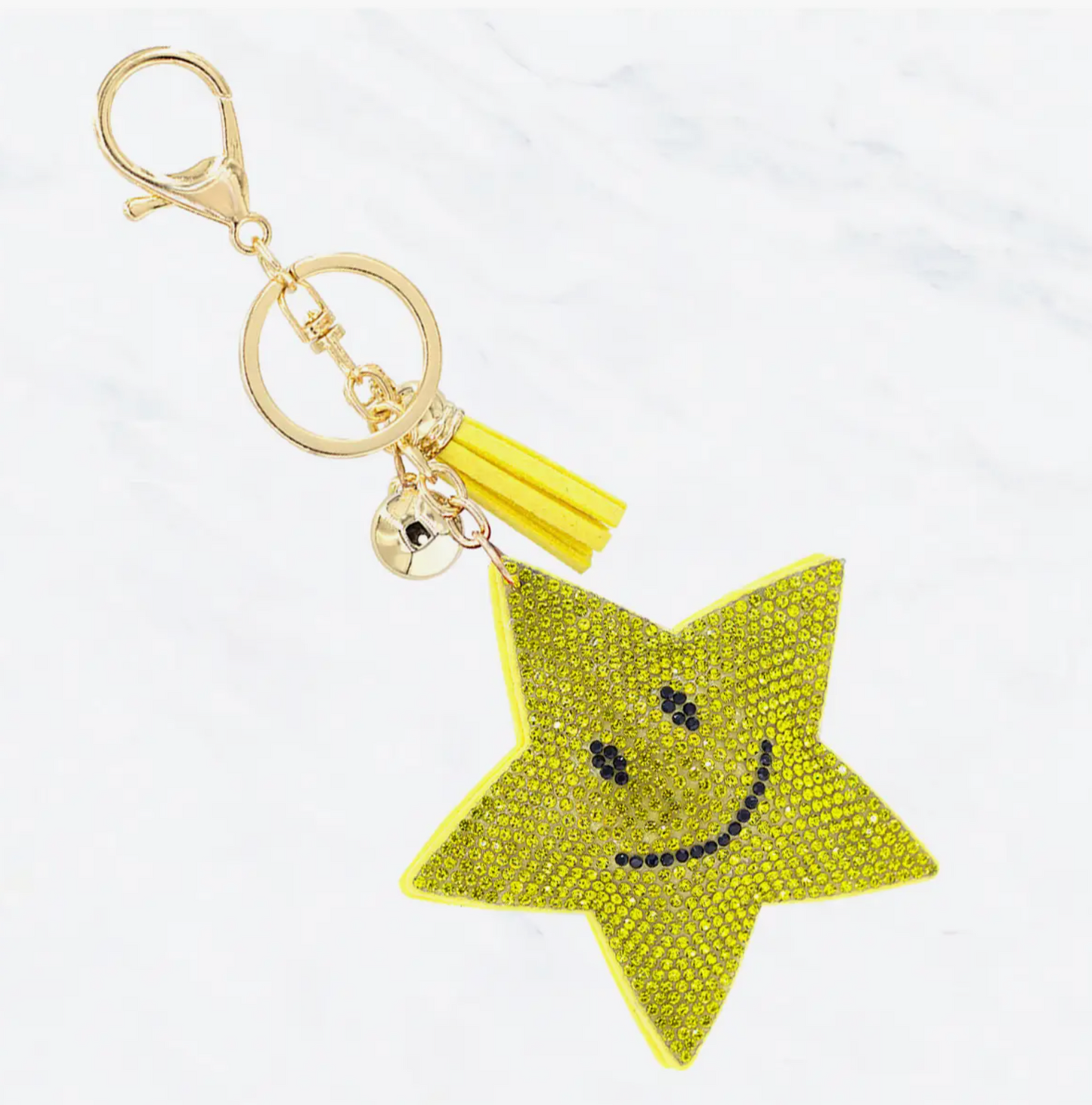 Glitzy Rhinestone Keyring
