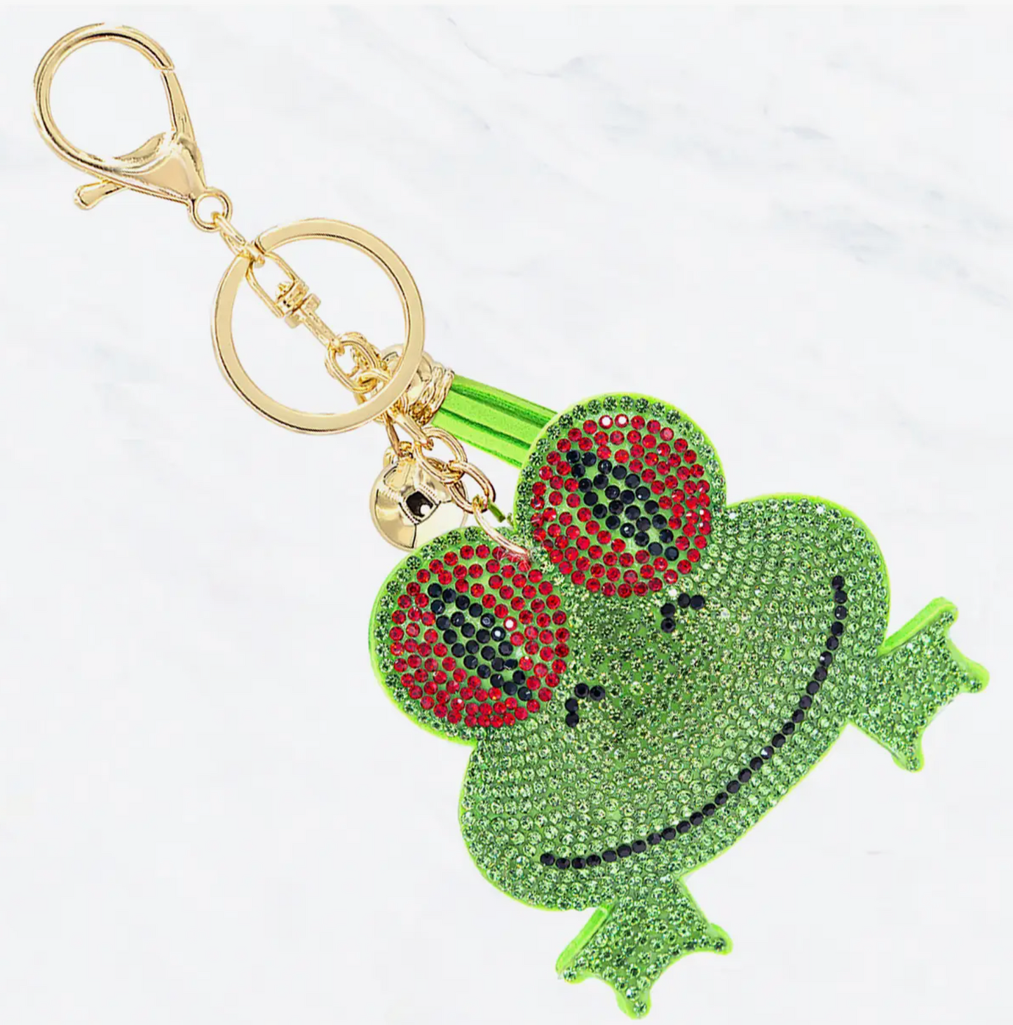 Glitzy Rhinestone Keyring