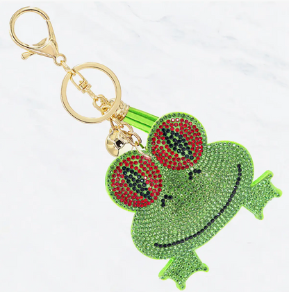 Glitzy Rhinestone Keyring