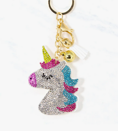 Glitzy Rhinestone Keyring