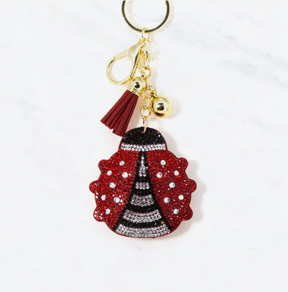 Glitzy Rhinestone Keyring