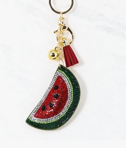 Glitzy Rhinestone Keyring