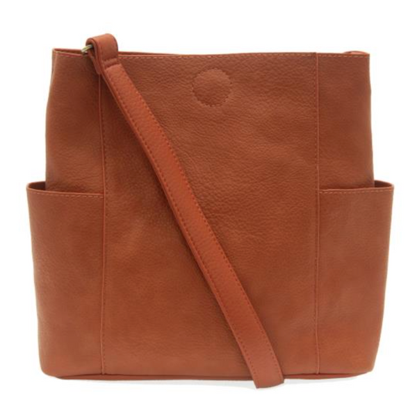 Kayleigh Vegan Leather Side Pocket Bucket Bag