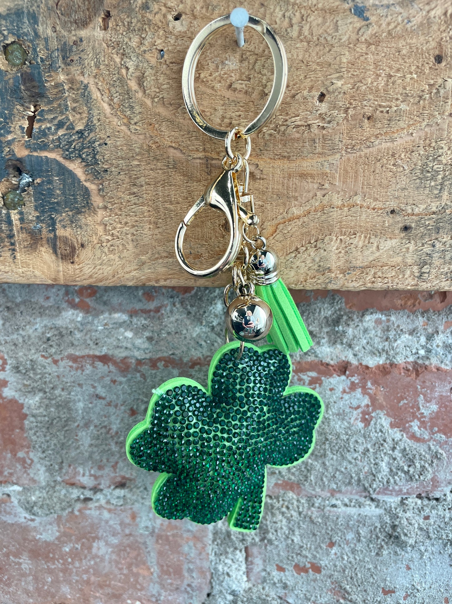 Glitzy Rhinestone Keyring