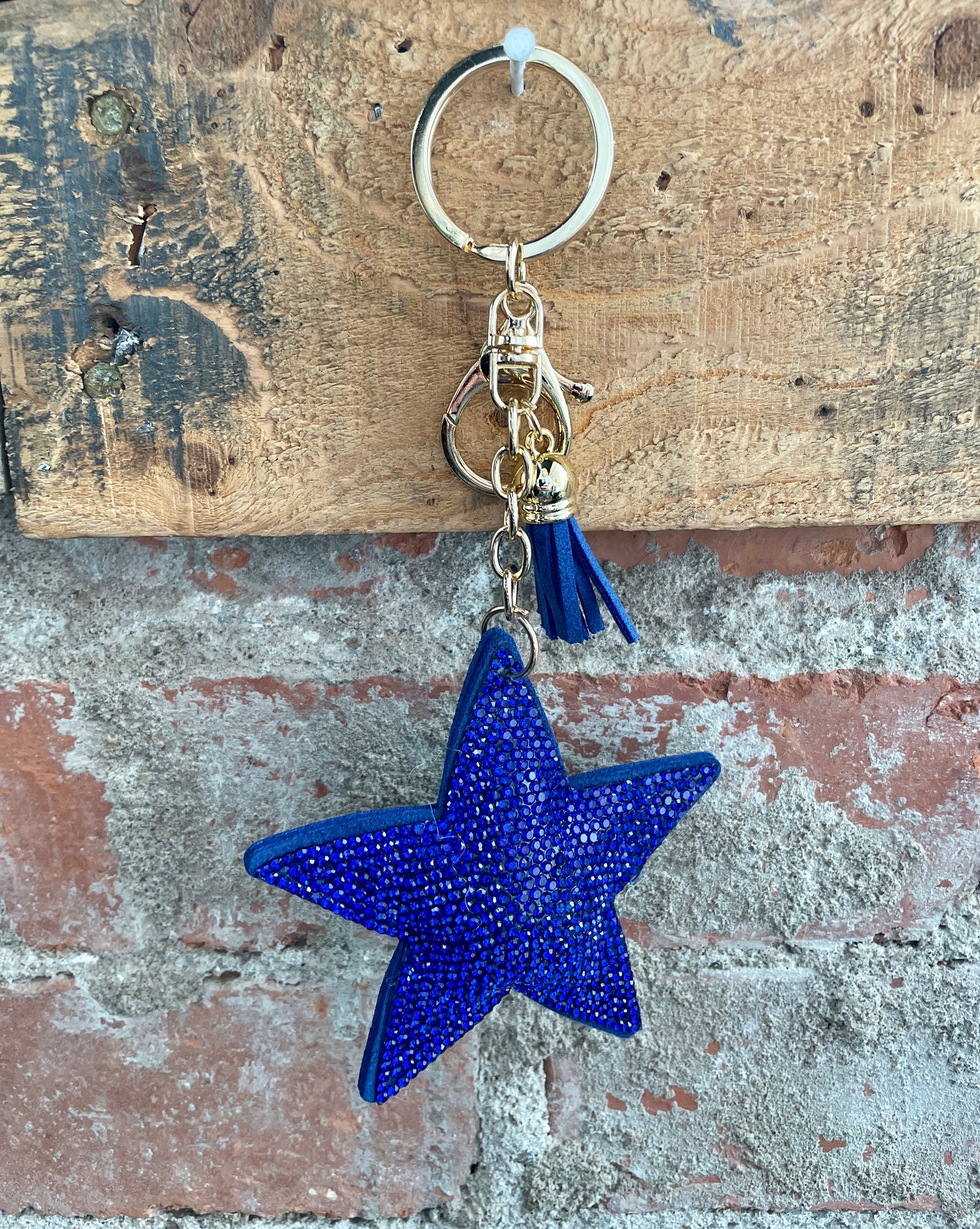 Glitzy Rhinestone Keyring