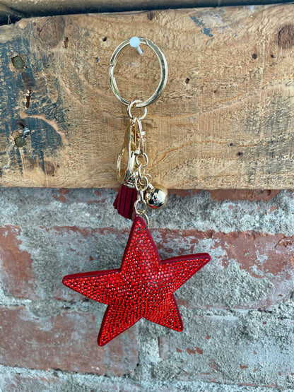 Glitzy Rhinestone Keyring