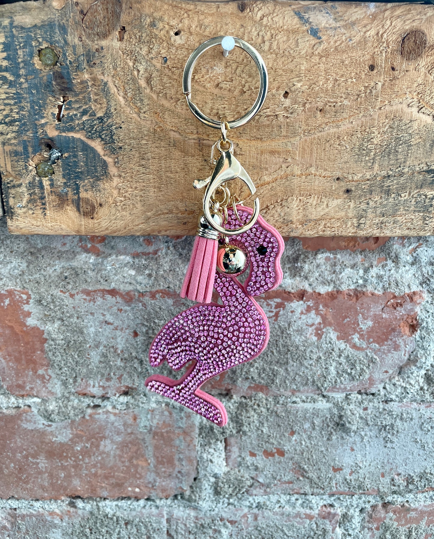 Glitzy Rhinestone Keyring